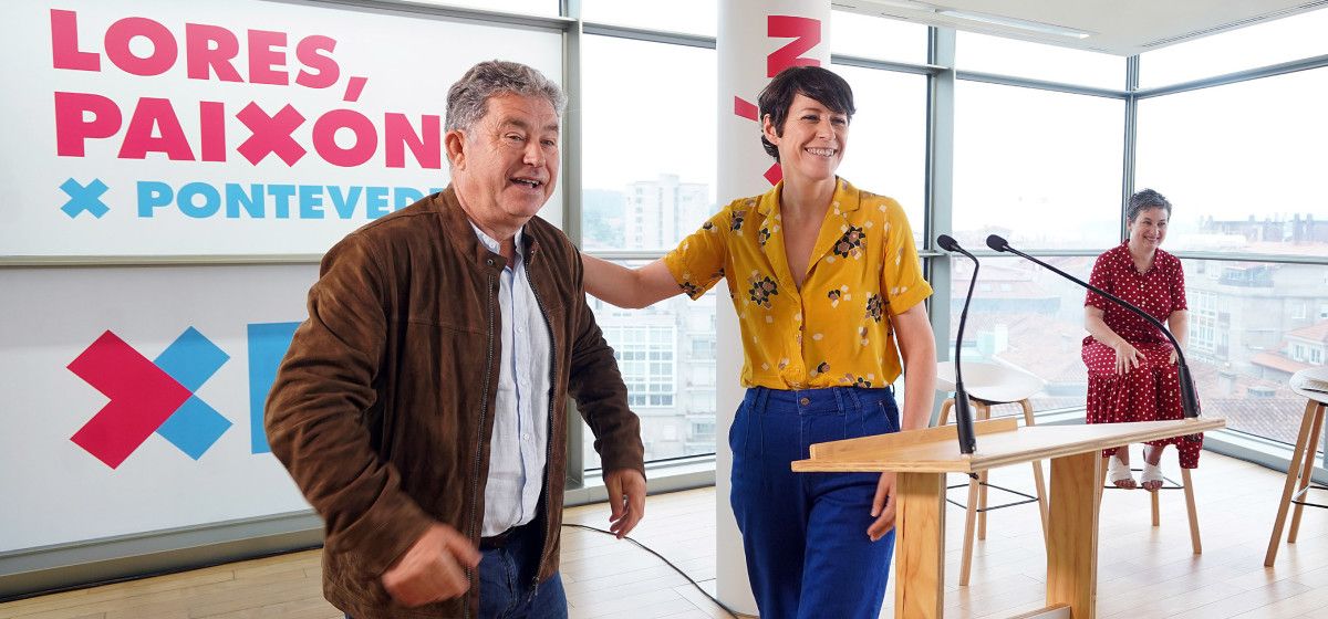 Miguel Anxo Fernández Lores e Ana Pontón