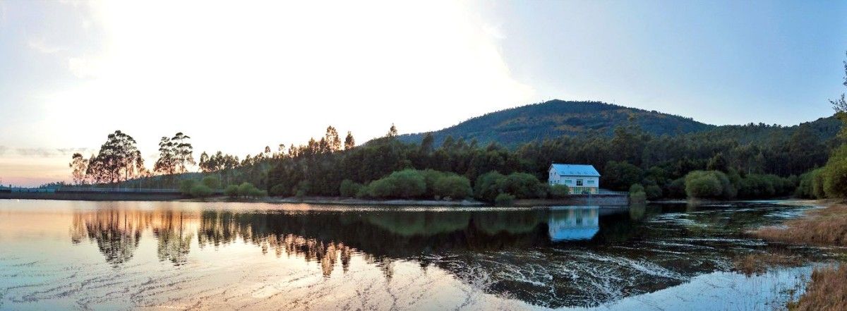 Embalse de O Con, en Vilagarcía de Arousa