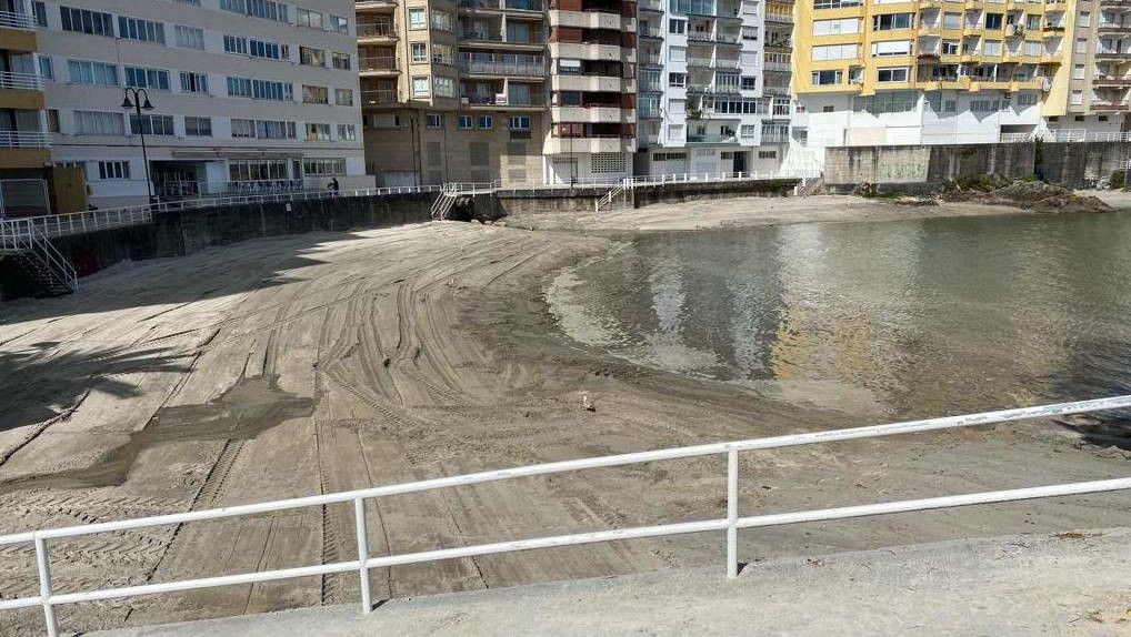 Playa de Lavapanos tras su regeneración