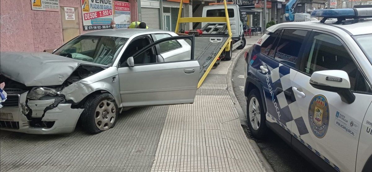 Accidente en la Avenida da barca
