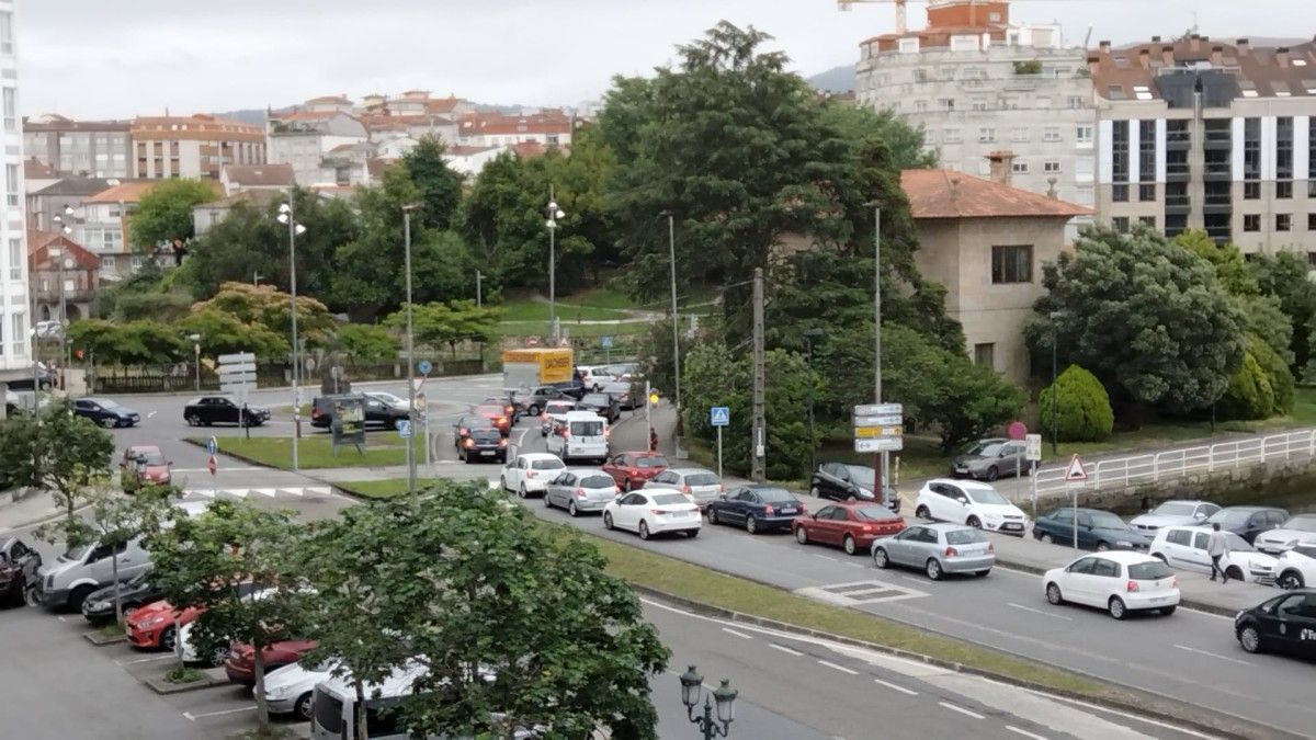 Atasco en Corbaceiras