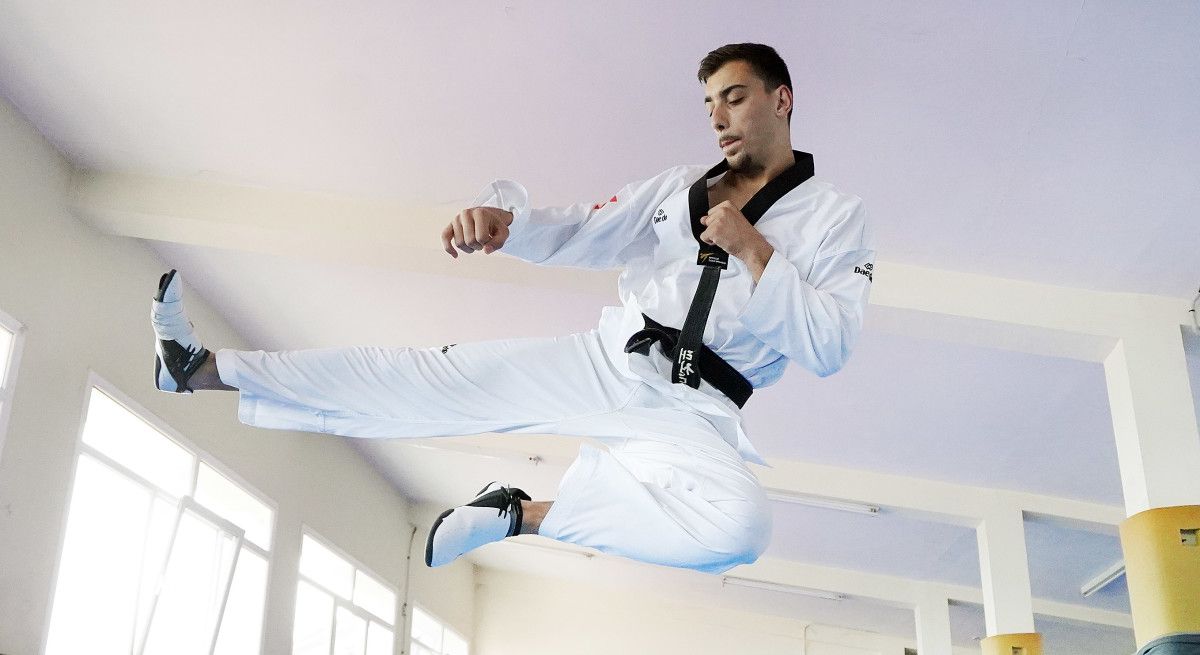 Iván García, no Centro Galego de Tecnificación Deportiva