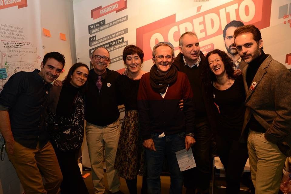 Presentación da obra "O crédito" en Culturgal