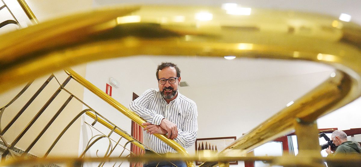 Presentación de Javier Márquez como nuevo entrenador del Cisne
