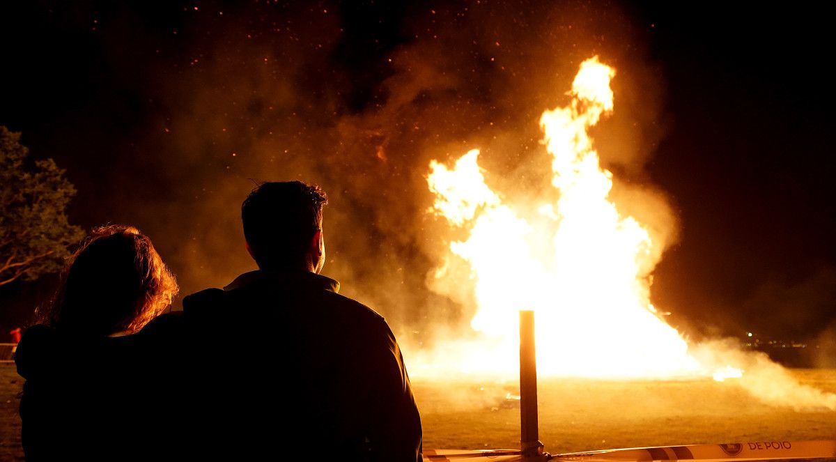 'Noite meiga' de las hogueras de San Xoán 