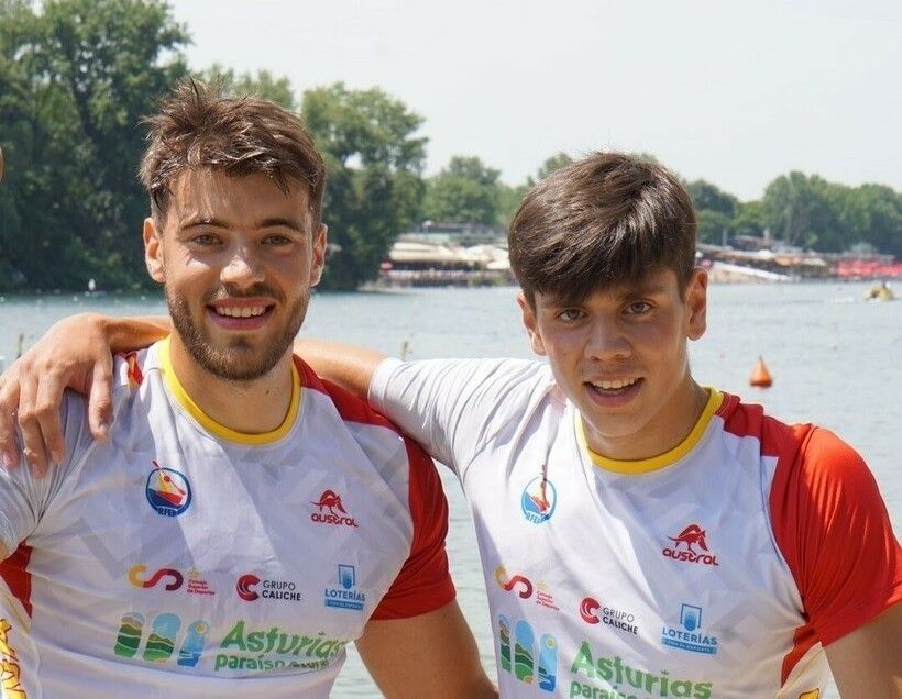 Pablo Crespo e Jaime Duro no Campionato de Europa Sprint de Belgrado