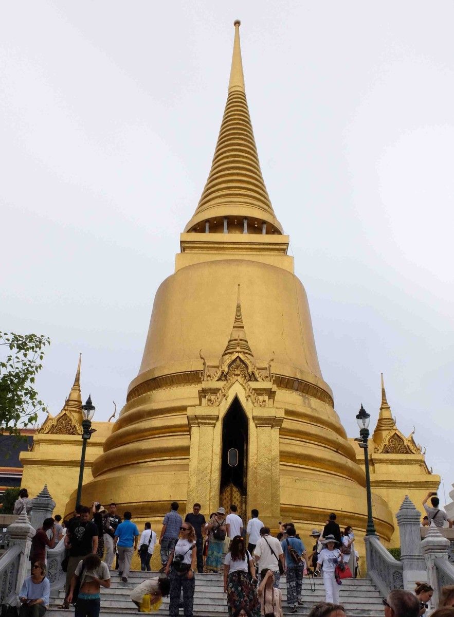 Estupa Dourada coas reliquias de Buda