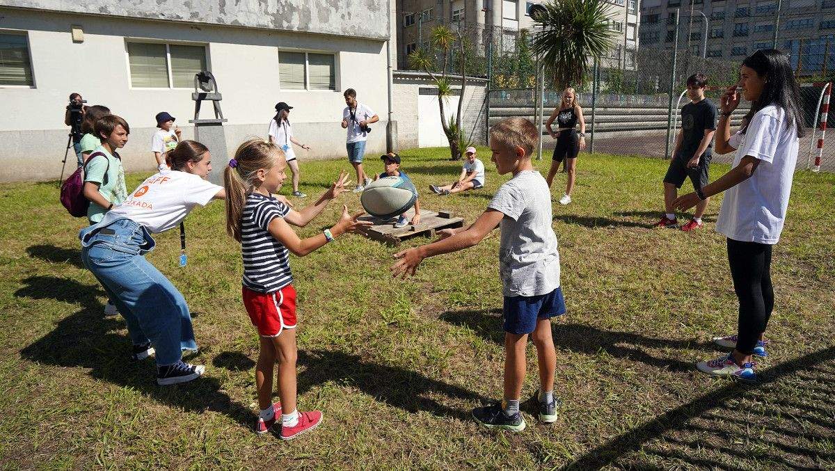 Campamento para niños ucranianos en la Residencia de Estudiantes de Afundación