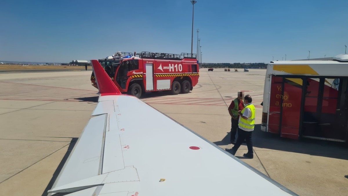 Problemas técnicos no avión da comitiva pontevedresa 
