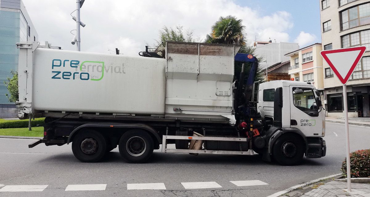 Camión de recogida de la basura