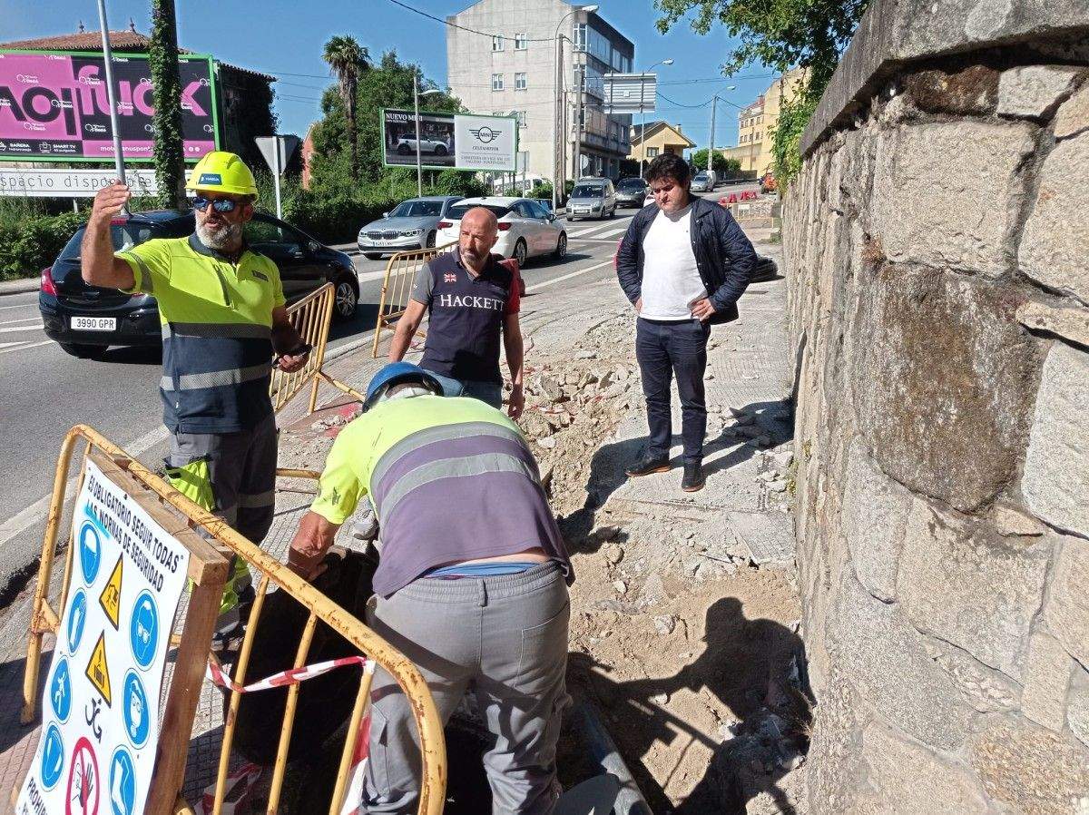 Obras de saneamento en Andurique