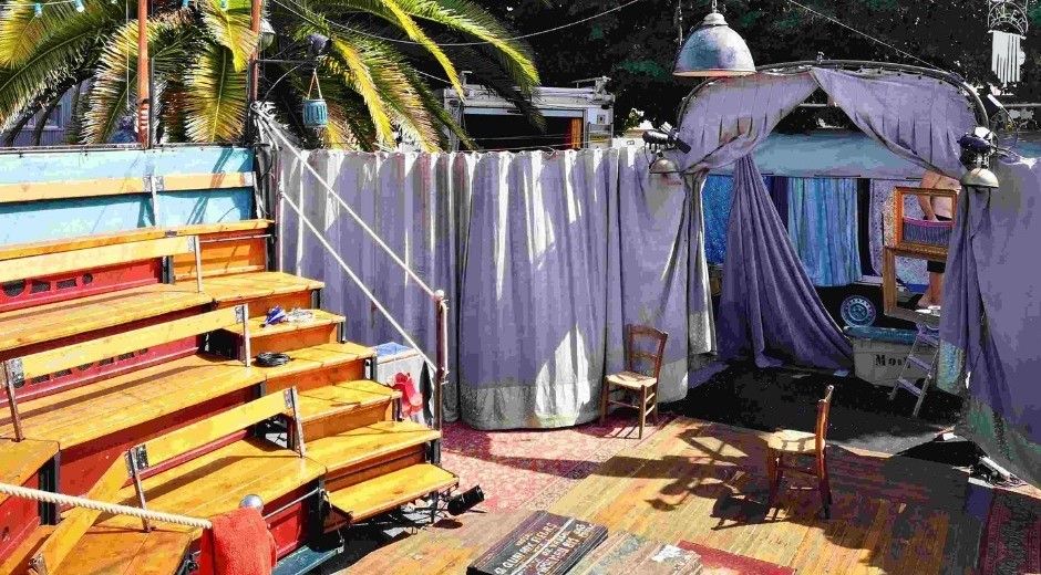 Espacio escénico y gradas de 'Edén'