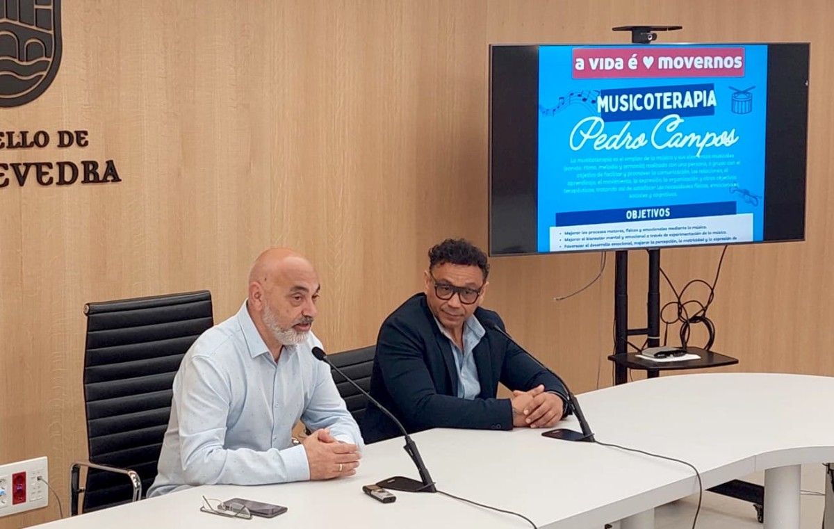 Presentación dos obradoiros de musicoterapia do programa municipal 'A Vida é Movernos'