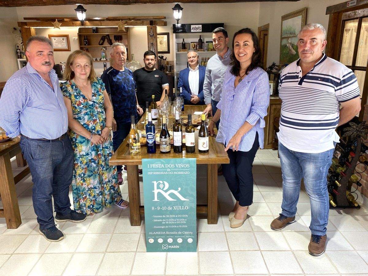 Presentación de la I Festa dos Viños da IXP Ribeiras do Morrazo
