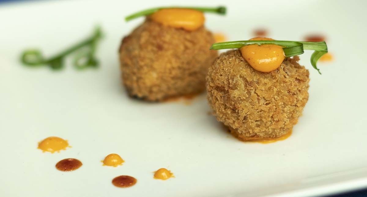 Croquetas de Polbo, a tapa de Arrozaría Boca do Río gañadora do Sanxenxo Degusta Tapas