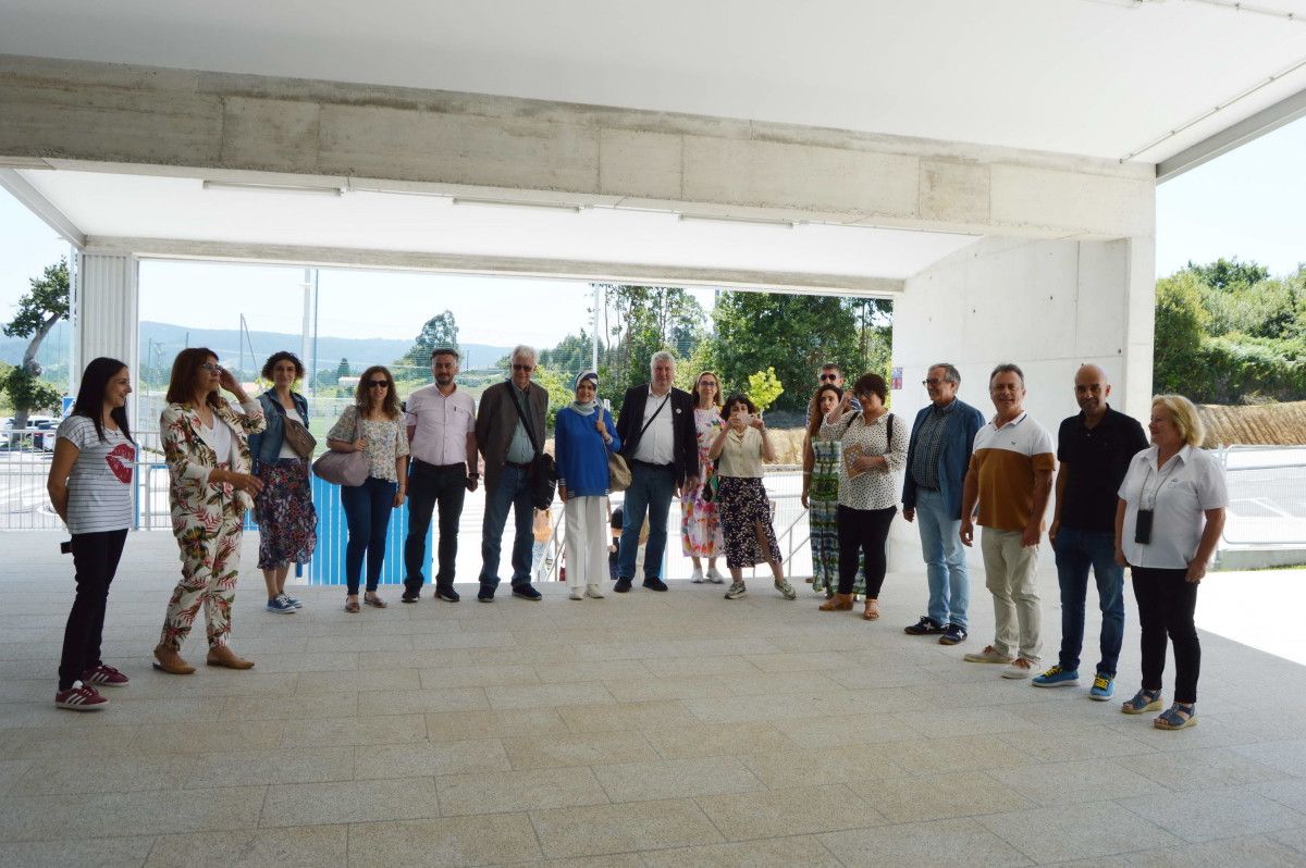 Unha delegación de Turquía e de Austria visitaron o colexio O Cruceiro
