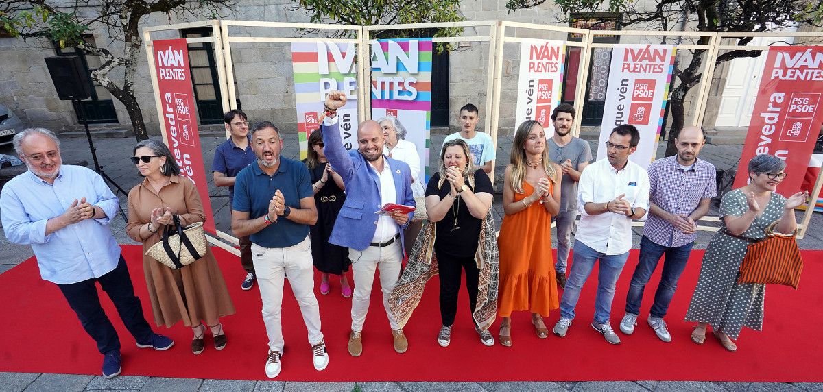 Acto de presentación de Iván Puentes ás primarias do PSdeG-PSOE