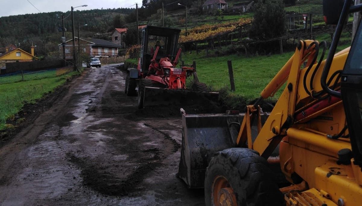 Obras en A Peralba, Marcón