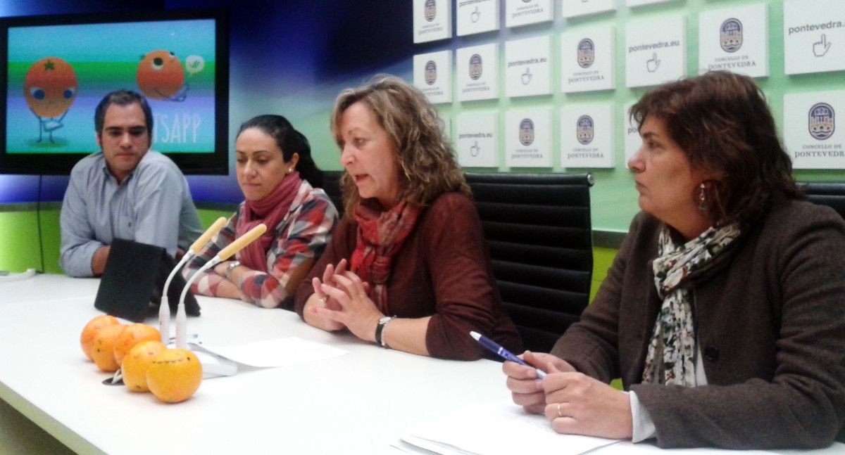 Juan Carlos Pérez, Jone Ojeda, Carme Fouces y Rosa Campos presentan las primeras conclusiones del programa 'Namorando'