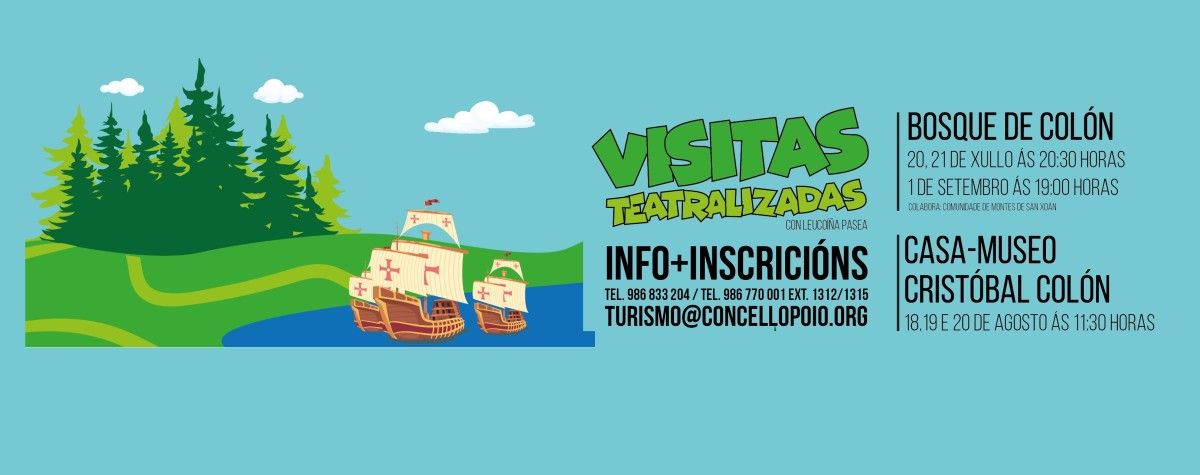 Cartel visitas teatralizadas