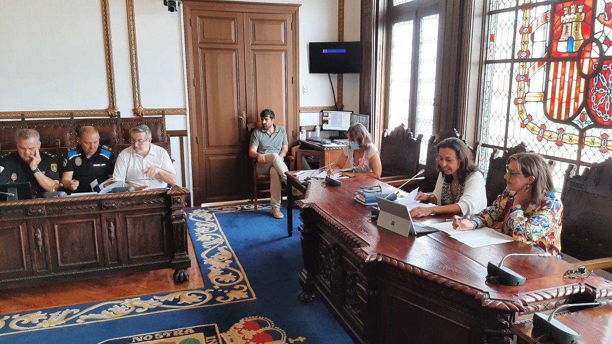 Junta Local de Seguridad en el Concello de Marín