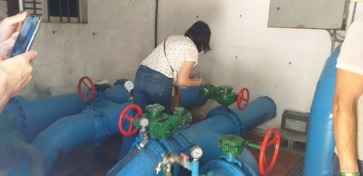 Visita das empresas ás instalacións municipais
