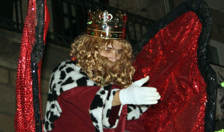 Cabalgata de Reis polas rúas de Pontevedra