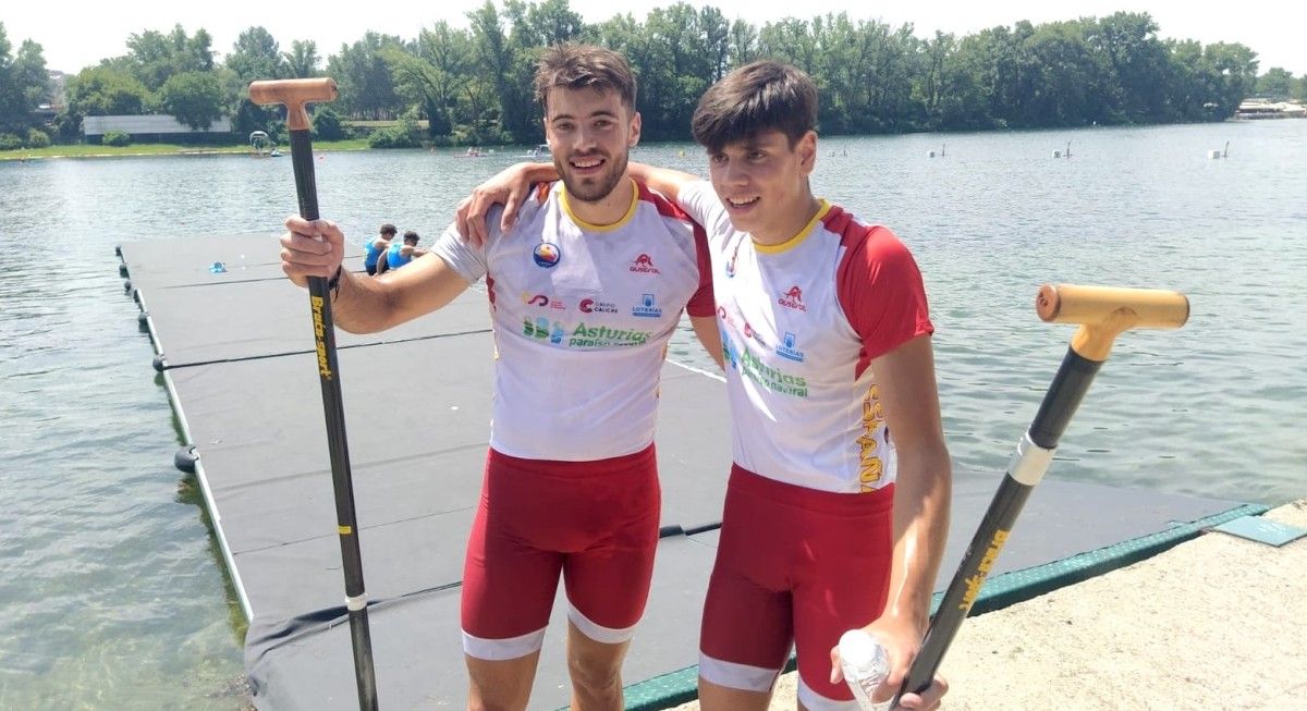 Pablo Crespo e Jaime Duro, no Europeo Sub-23 de Belgrado