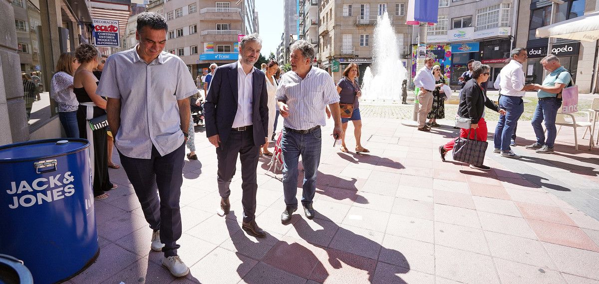 Visita a Pontevedra de una delegación de Paços de Ferreira