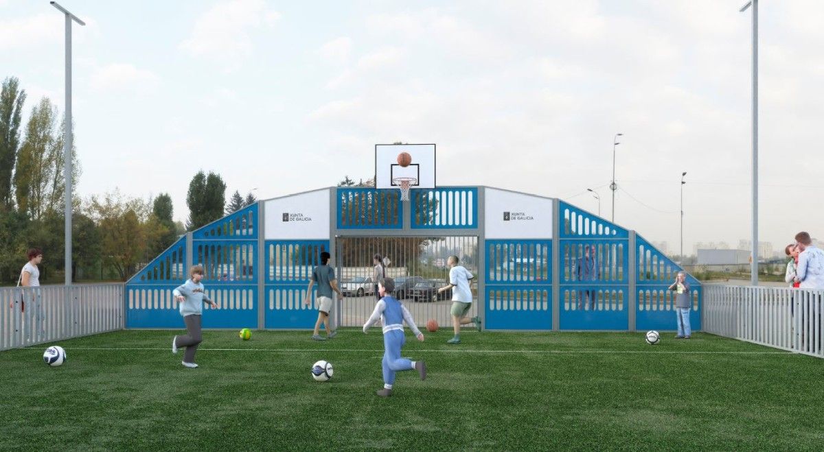 Modelo de pista multideporte