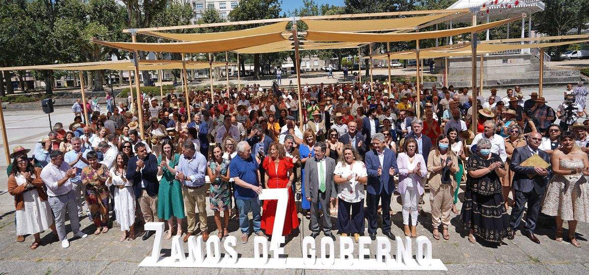 El Gobierno de la Deputación celebra los 7 años en la institución