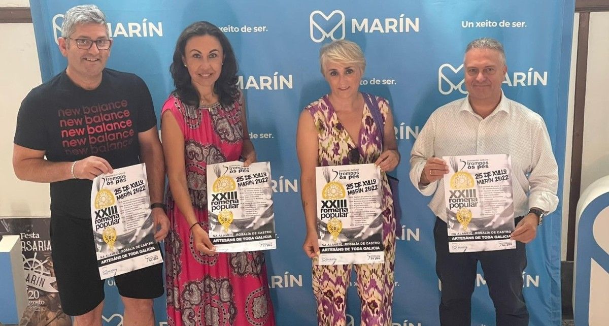 Presentación da XXIII romaría popular organizada pola Asociación Cultural Trompos Ós Pés