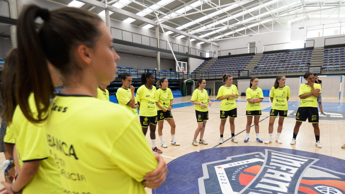 Primeiro adestramento do Marín Futsal 22-23