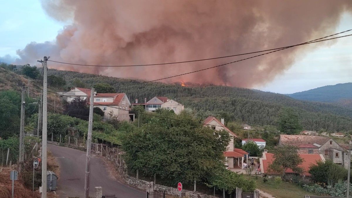 Incendio en A Canicouva
