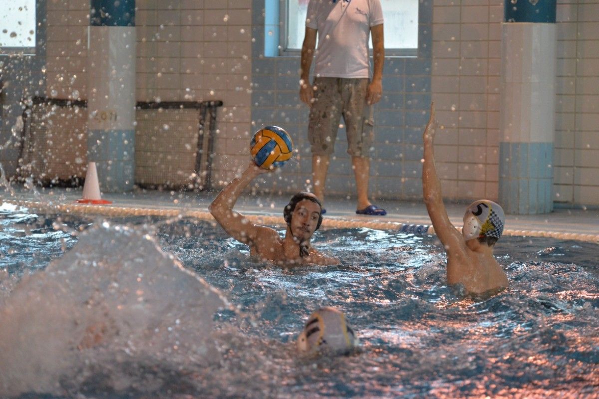 Partido entre Waterpolo Galaico e Marina Ferrol no CGTD