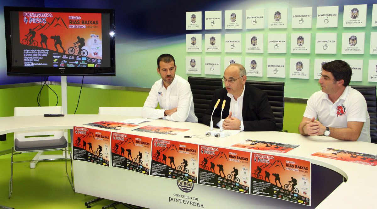 Presentación de la 'Pontevedra 4 Picos Desafío Rías Baixas'
