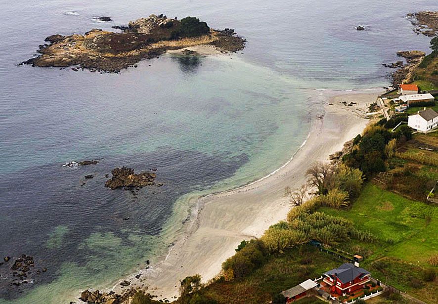 Playa de O Santo, Marín