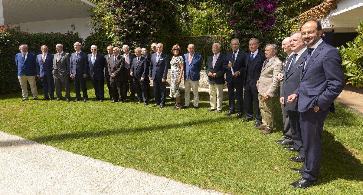 Acto de homenaxe de socios de honra do Liceo Casino