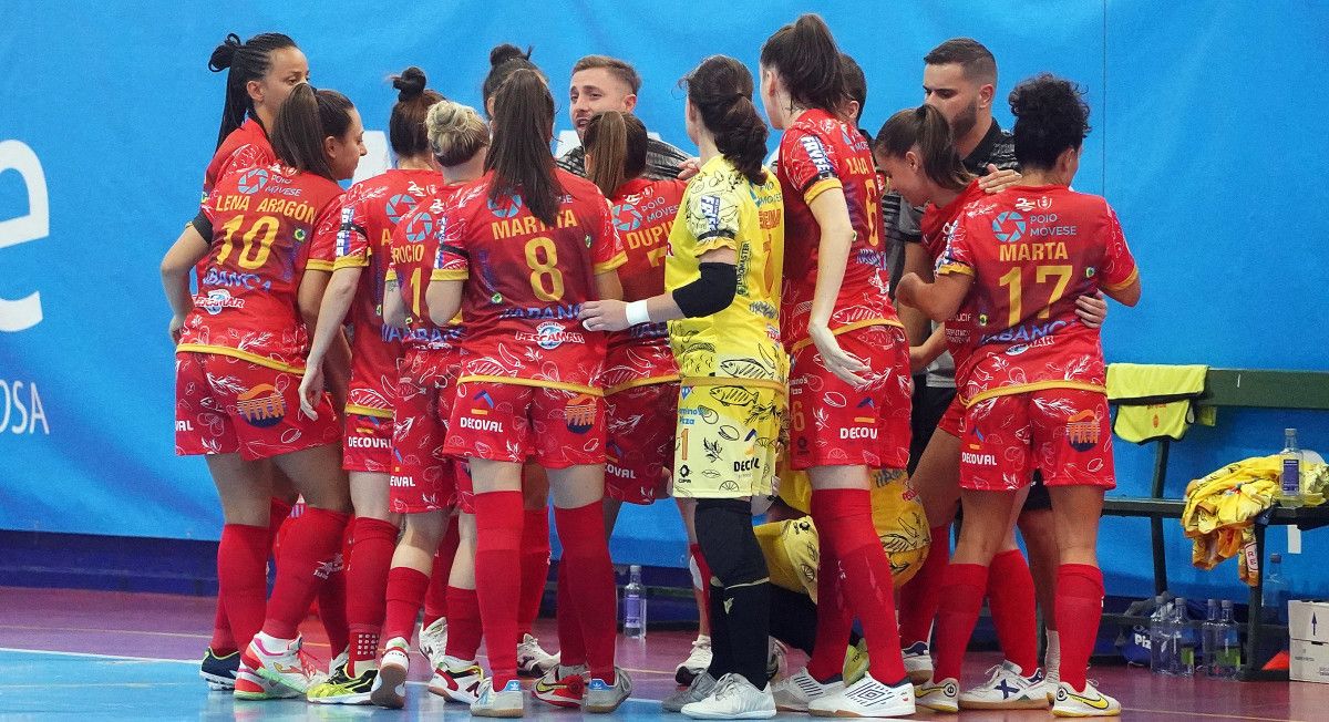 Partido entre Poio Pescamar e Joventut d'Elx na Seca