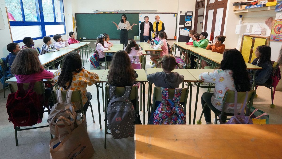 Inicio do curso escolar 2022-2023 no CEIP de Marcón