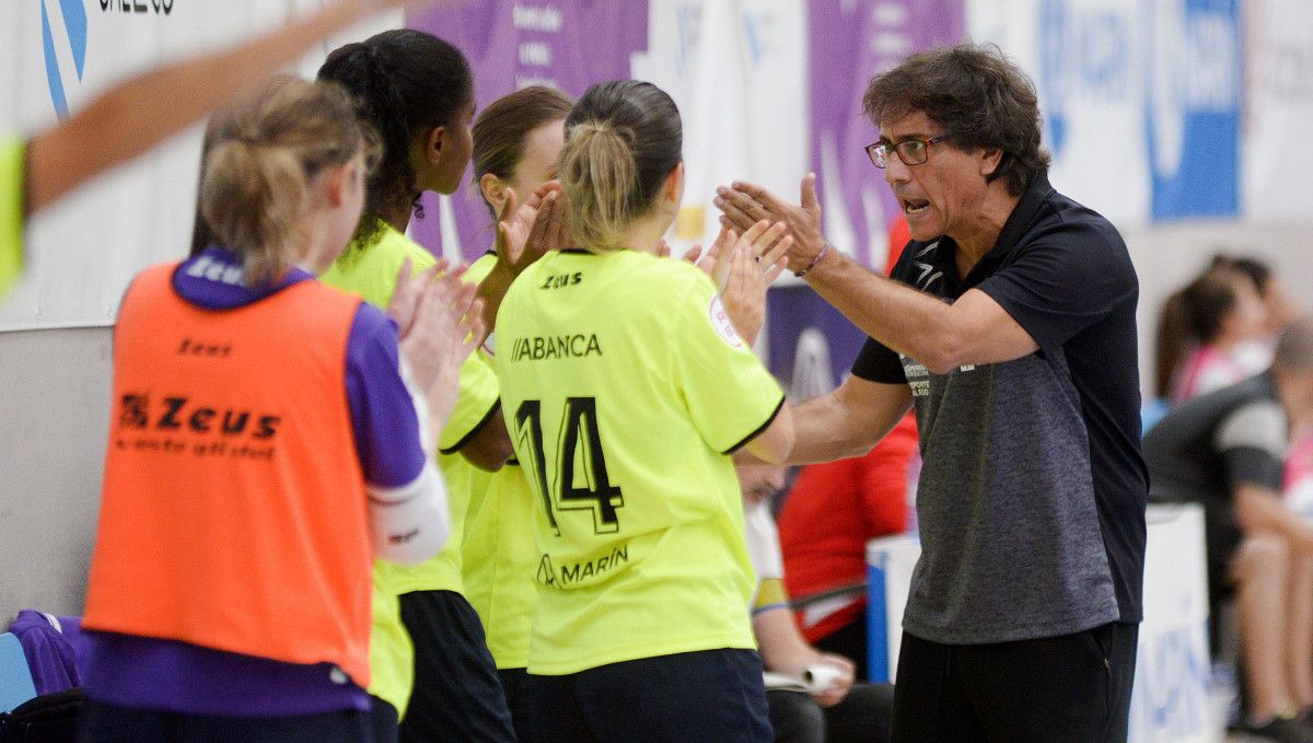 Ramiro Díaz, no partido entre Marín Futsal e Leganés na Raña