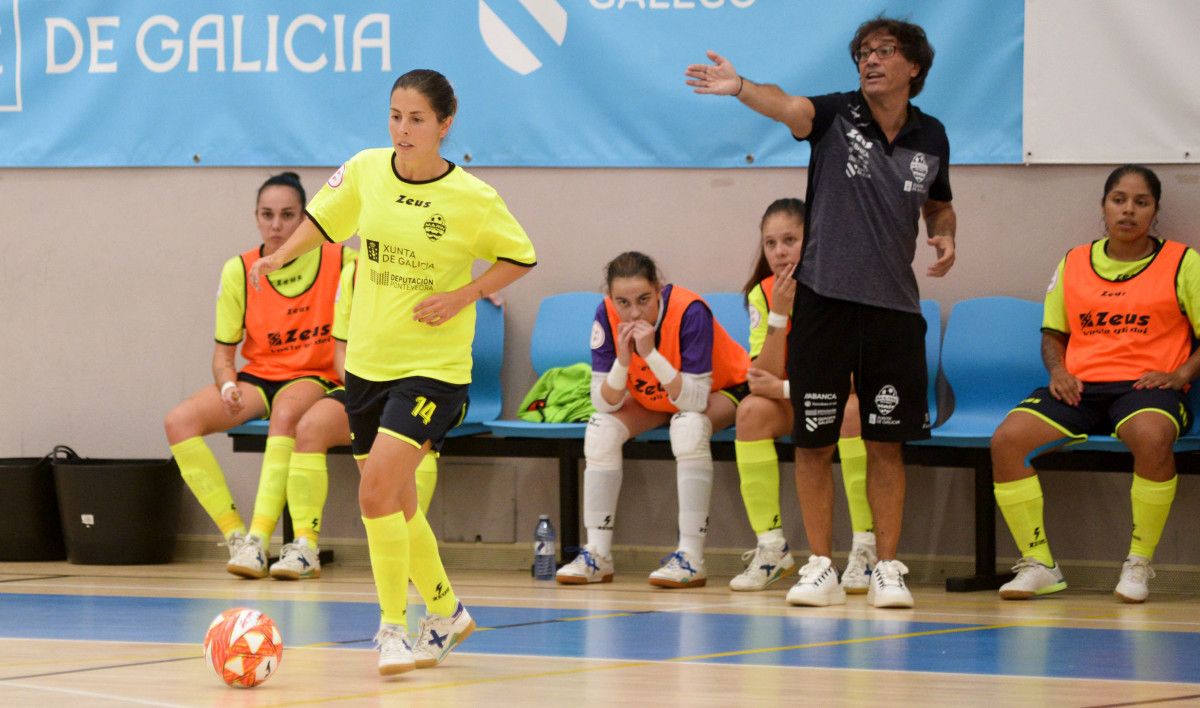 Partido entre Marín Futsal e Leganés na Raña