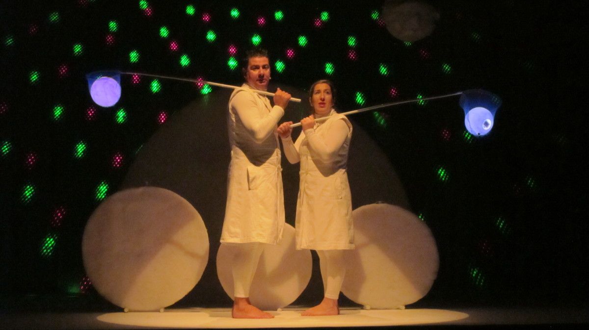 Una de las escenas de "Babs", la obra de teatro de Baobab Teatro