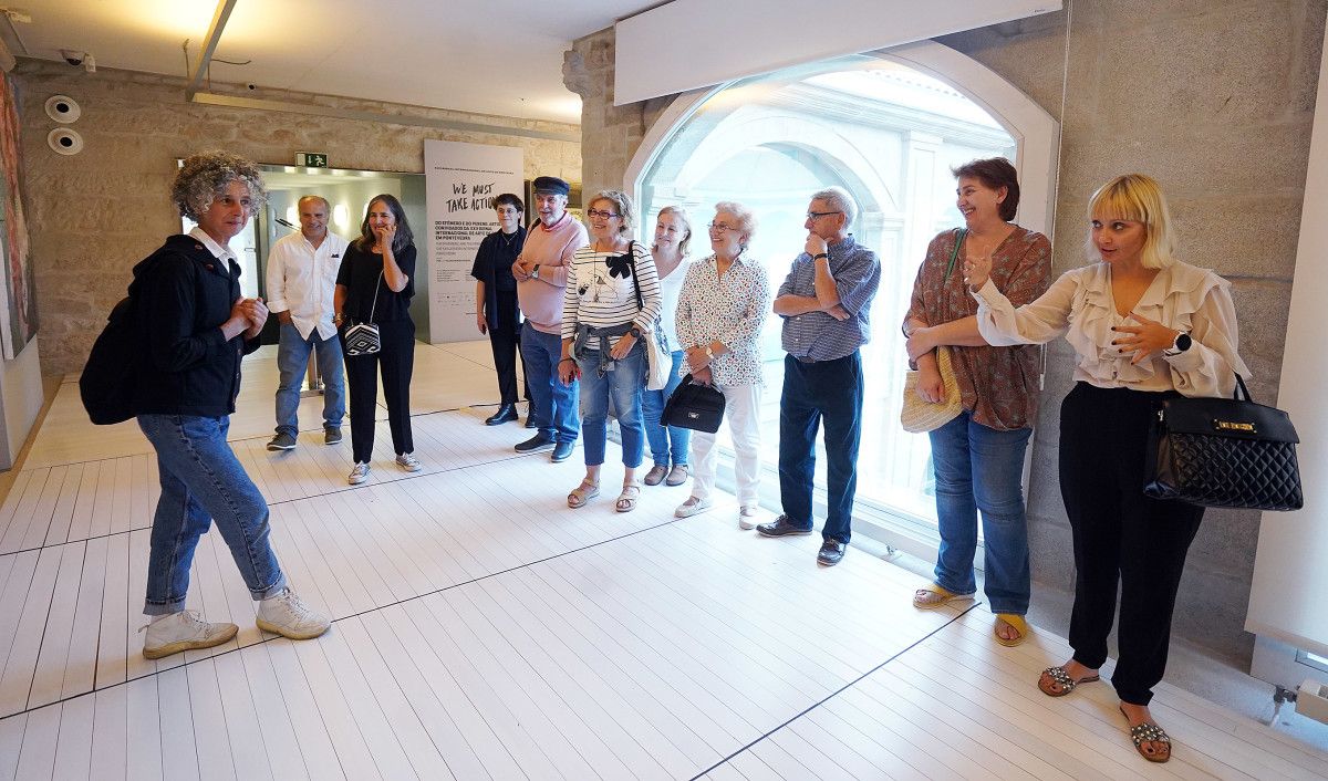 Exposición da Bienal Internacional de Arte de Cerveira no Edificio Sarmiento do Museo de Pontevedra