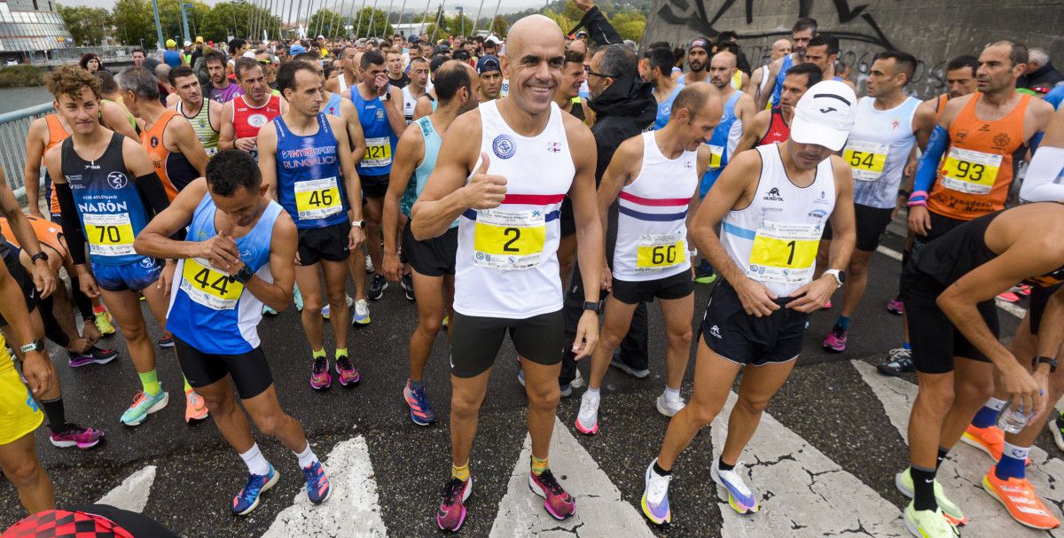 Reyes Estévez en la XXVII edición del Medio Maratón de Pontevedra