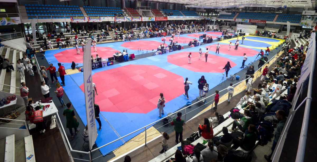 XXIV Campeonato Cidade de Pontevedra de Taekwondo en el Pabellón Municipal de los Deportes