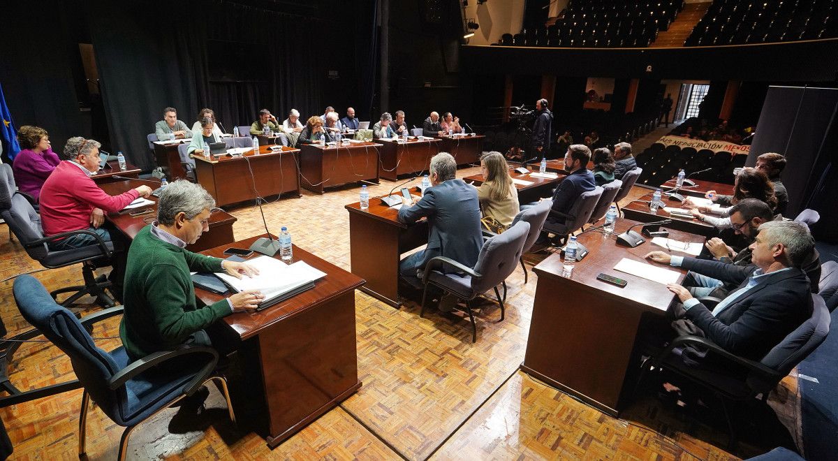 Pleno municipal en el Teatro Principal