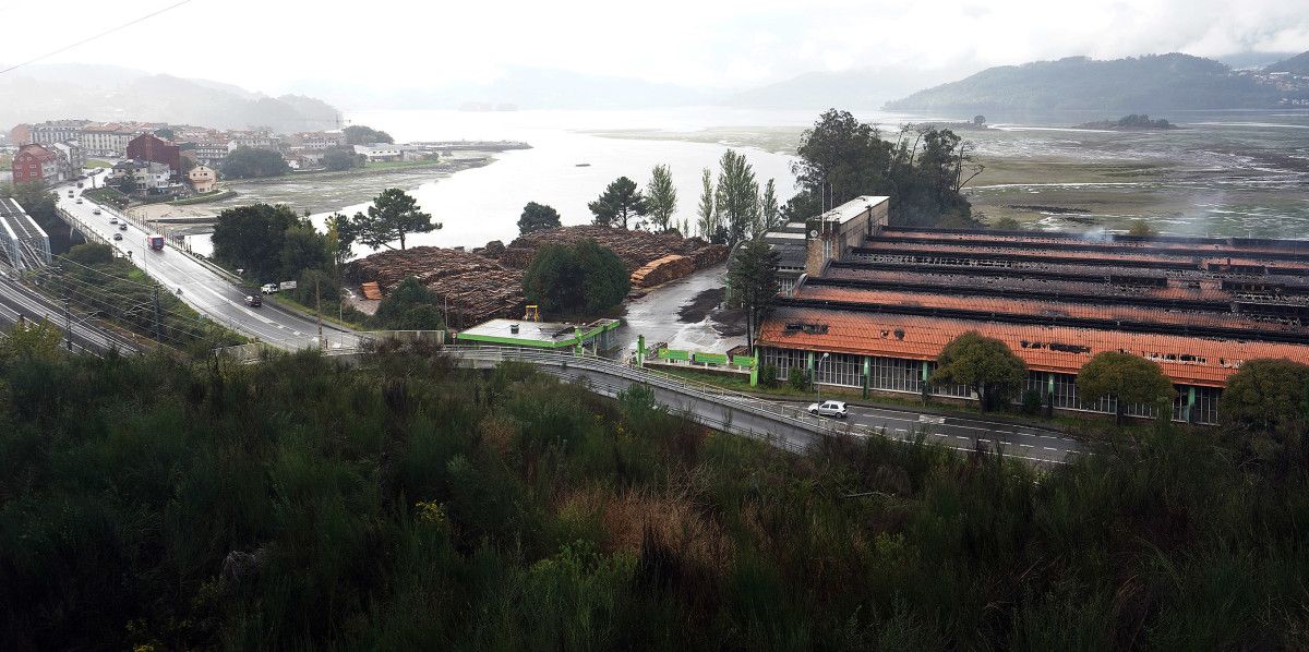 As instalacións de Pontesa, tres días despois do incendio