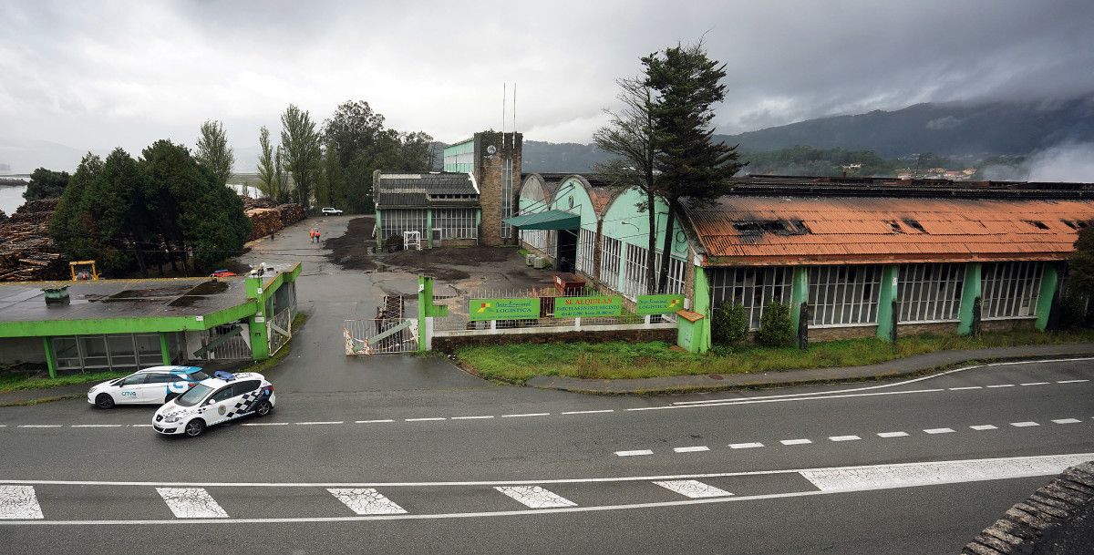 Las instalaciones de Pontesa, tres días después del incendio