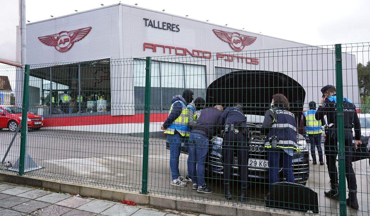 Registro policial en Talleres Antonio Pintos